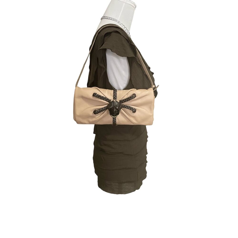 EUC - Salvatore Ferragamo Leather Rose Clutch - Picture 8 of 8